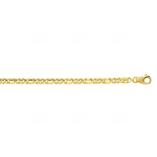 Collier gourmette Fantaisie or jaune 750/18 ct 3mm - 580.3