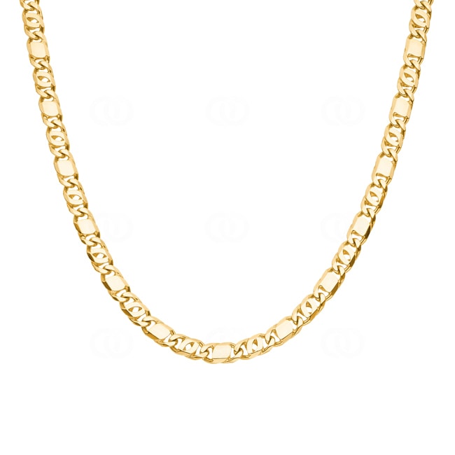 Fantasy Curb Chain 750/18 K Yellow Gold 5mm - 580.5