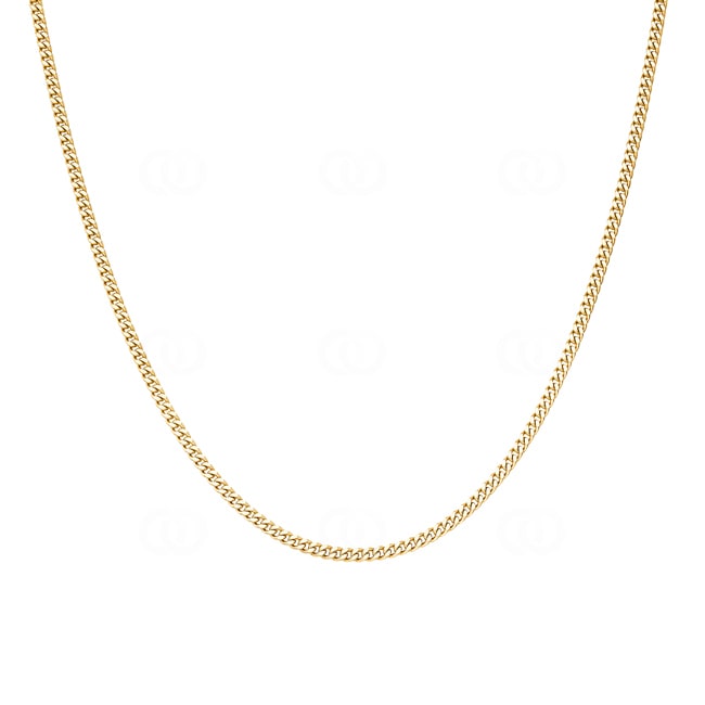 Sanded Curb Chain 750/18 K Yellow Gold 1.8mm - CPA1006