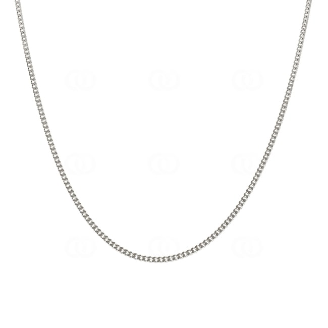 Panzerkette geschliffen 750/18 K Weissgold 1.8mm - CPA2006