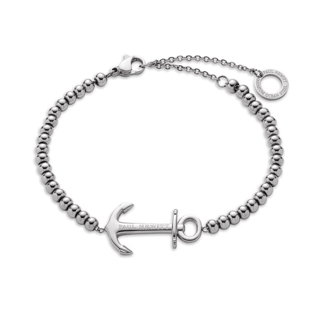 Paul Hewitt Armkette Anchor Beads Marinium Ocean Steel Silbrig - PH-JE-0081