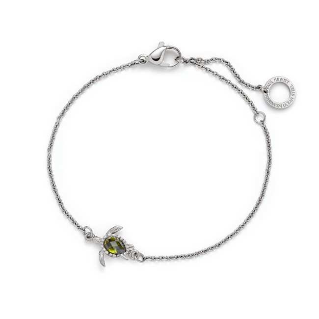 Paul Hewitt Bracelet Turtle Marinium Ocean Steel Argenté - PH-JE-0664