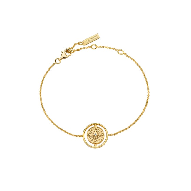 Paul Hewitt Bracelet Windrose Twister 925 Silber Gold - PH-JE-2203