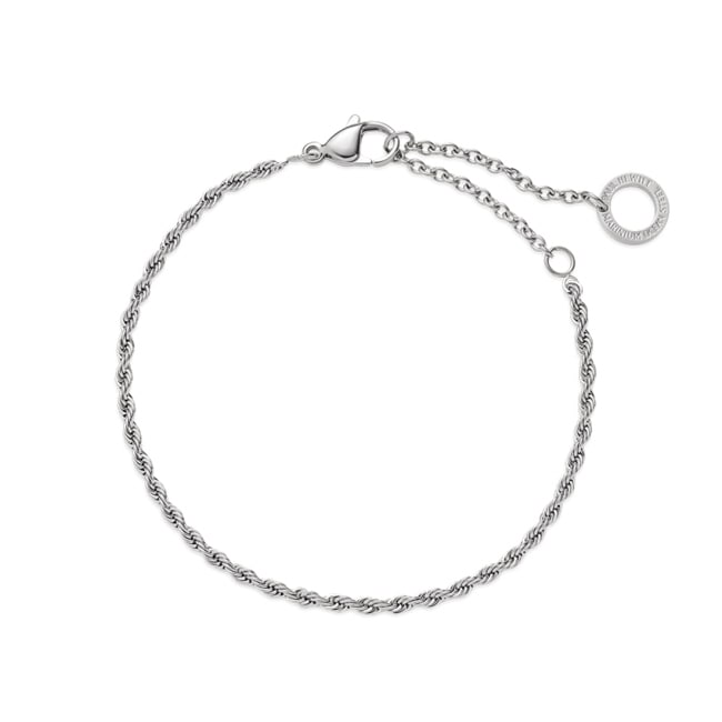 Paul Hewitt Charm-Bracelet Rope Chain Marinium Ocean Steel Argenté - PH-JE-0455