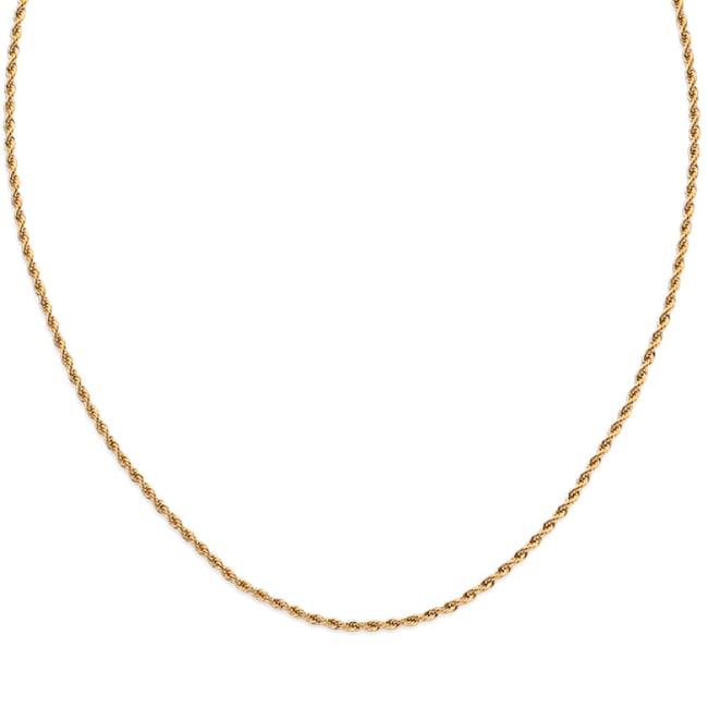 Paul Hewitt Charm-Necklace Rope Chain Marinium Ocean Steel Gold - PH-JE-0444