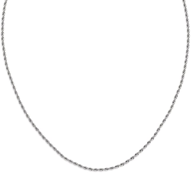 Paul Hewitt Charm-Collier Rope Chain Marinium Ocean Steel Argenté - PH-JE-0446