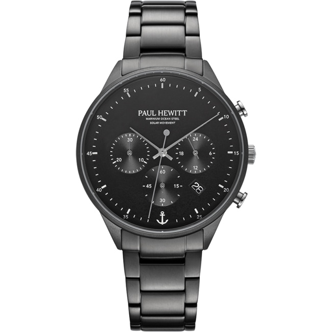 Paul Hewitt Chrono Marinium Ocean Steel Black Ø 42 - PH-W-0297
