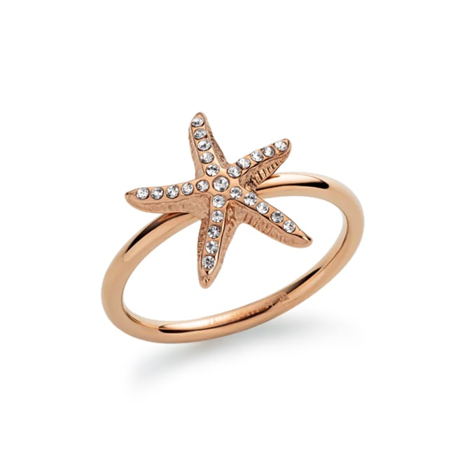 Paul Hewitt Bague Sea Star Marinium Ocean Steel Rosé Paul Hewitt Bague Sea Star Marinium Ocean Steel Rosé - PH-JE-1108