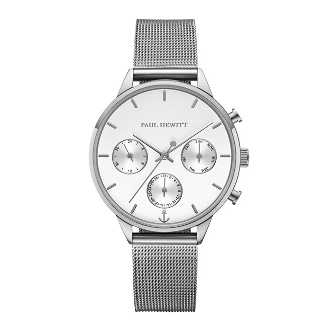 Paul Hewitt Everpulse Line White Sand Silver Mesh Ø 38 - PH002814