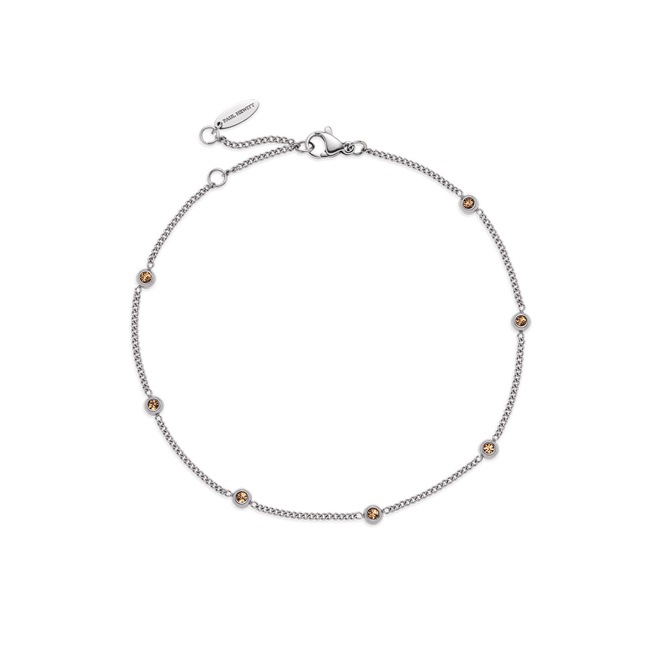 Paul Hewitt Fusskette Rainbow Stones Silber - PH003660