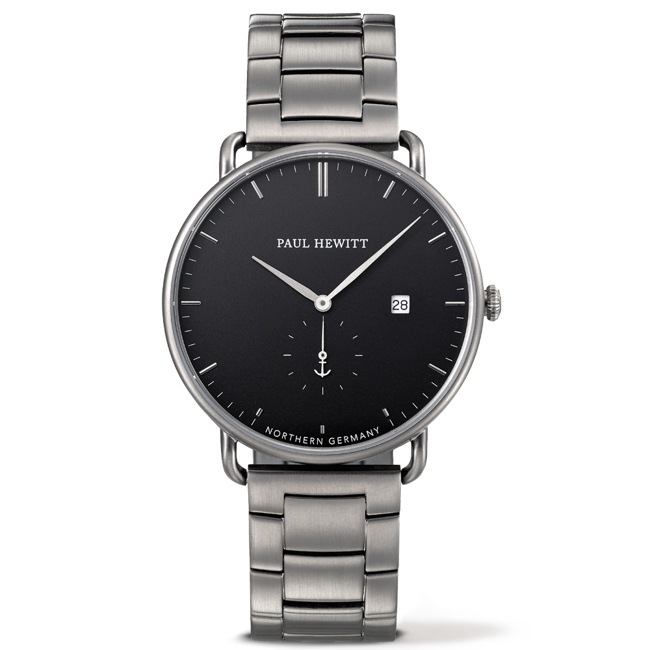 Paul Hewitt Grand Atlantic Line Black Sea IP Gun Metal Ø 42 Paul Hewitt Grand Atlantic Line Black Sea IP Gun Metal Ø 42 - PH-TGA-GM-B-4M