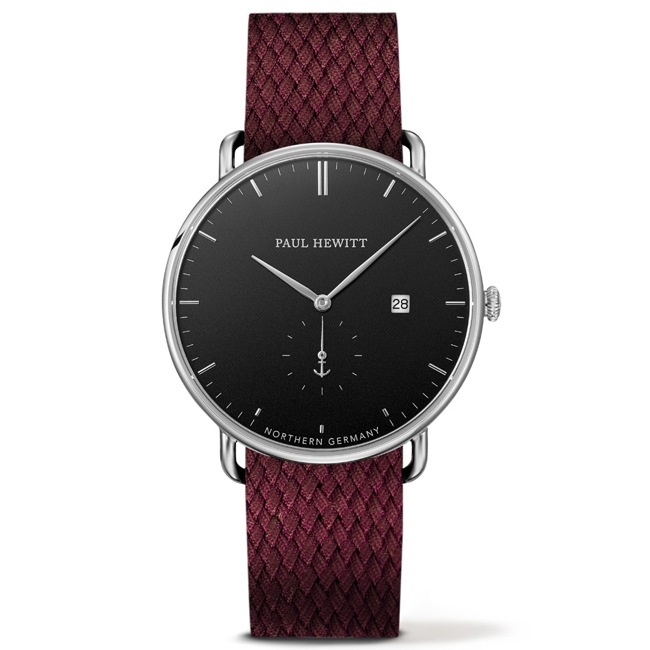 Paul Hewitt Grand Atlantic Line Black Sea Perlon Dark Berry Ø 42 - PH-TGA-S-B-19