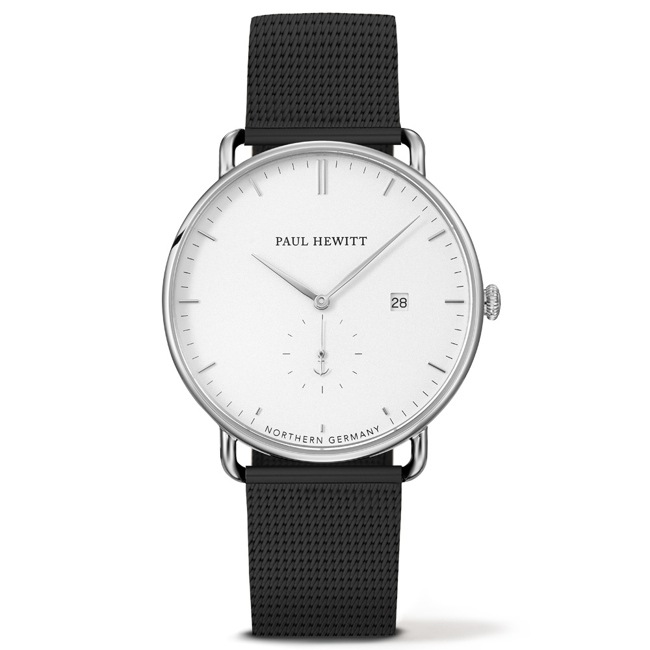 Paul Hewitt Grand Atlantic Line White Sand Metal Black Ø 42 - PH-TGA-S-W-5