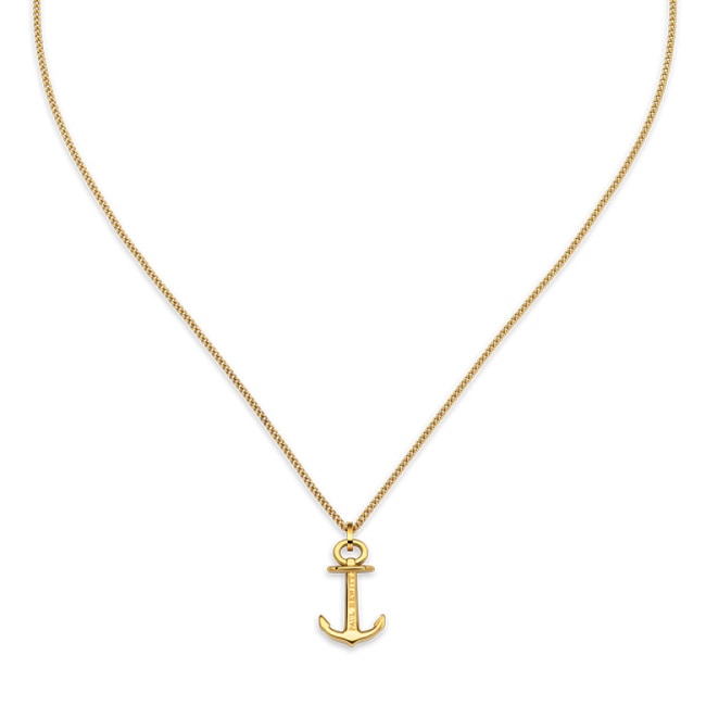 Paul Hewitt Necklace Anchor Marinium Ocean Steel Gold - PH-JE-0126
