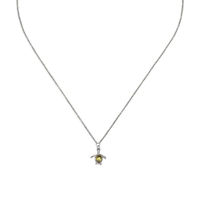 Paul Hewitt Collier Turtle Marinium Ocean Steel Argenté - PH-JE-0661