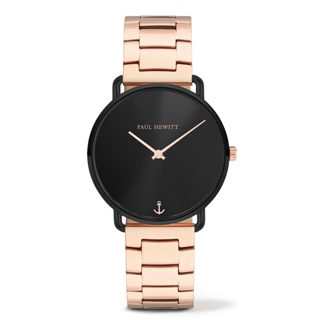 Paul Hewitt Miss Ocean Line Black Sunray Metal IP Rose Ø 33 - PH-M-B-BS-33S