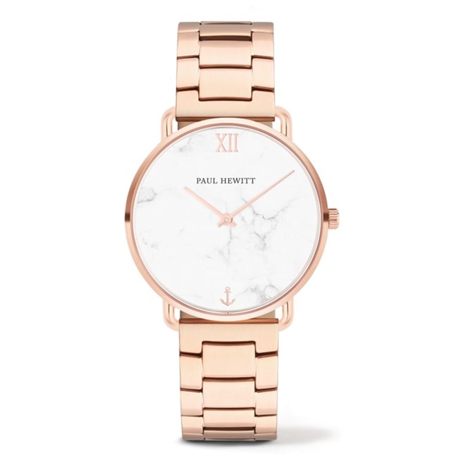 Paul Hewitt Miss Ocean Line Marble IP Rose Metal Ø 33 - PH-M-R-M-33S