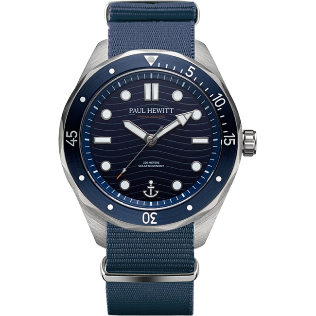 Paul Hewitt Ocean Diver Marinium Steel Nato Blau Ø 42 - PH-W-0485