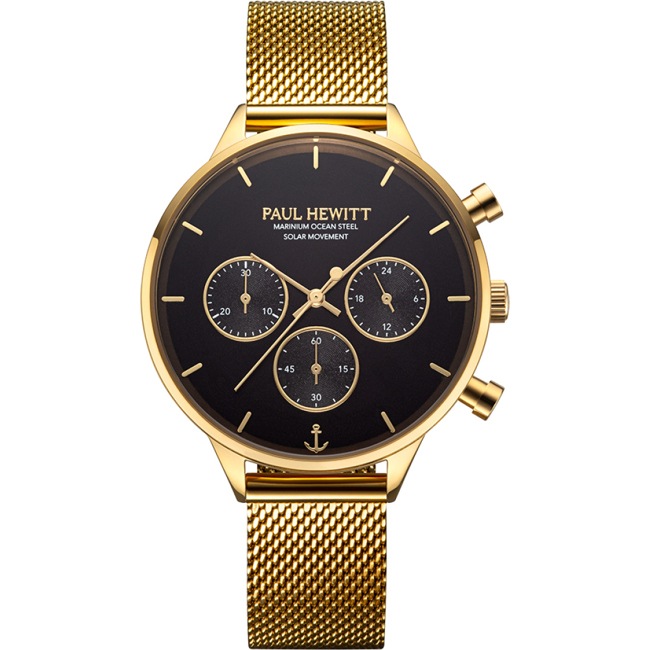 Paul Hewitt Oceanpulse Marinium Steel Gold Ø 39 - PH-W-0304