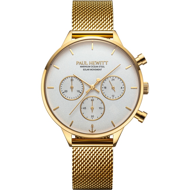 Paul Hewitt Oceanpulse Marinium Steel Gold Ø 39 - PH-W-0305