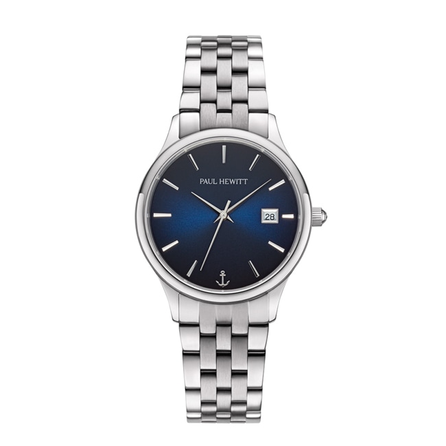 Paul Hewitt Onda Blue Sunray Argenté Ø 36 - PH004384