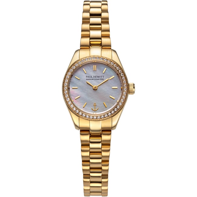 Paul Hewitt Petit Soleil Round Marinium Ocean Steel Crystal Ø 25 Gold / MOP - PH-W-1177