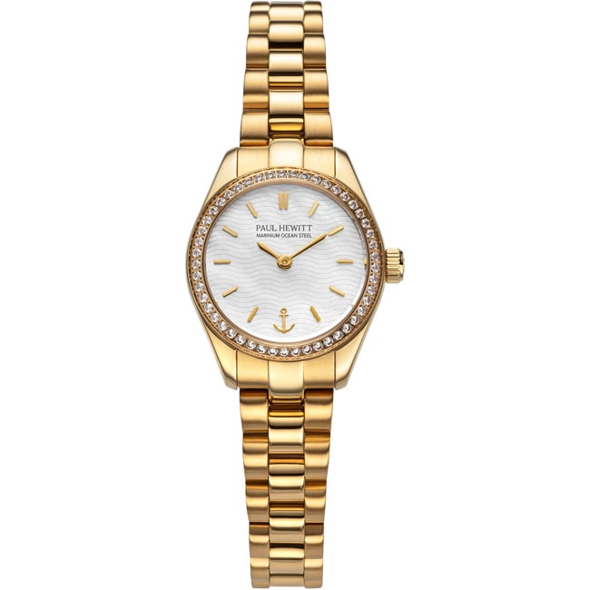 Paul Hewitt Petit Soleil Round Marinium Ocean Steel Crystal Ø 25 Doré / Blanc - PH-W-1178