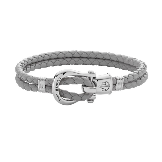 Paul Hewitt Bracelet Phinity Shackle Acier Inoxydable Gris - PH-FSH-L-S-GR