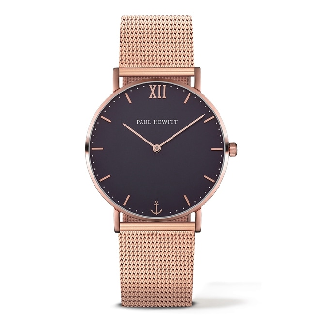 Paul Hewitt Sailor Line Blue Lagoon IP Rose Metal Ø 36 - PH-SA-R-Sm-B-4