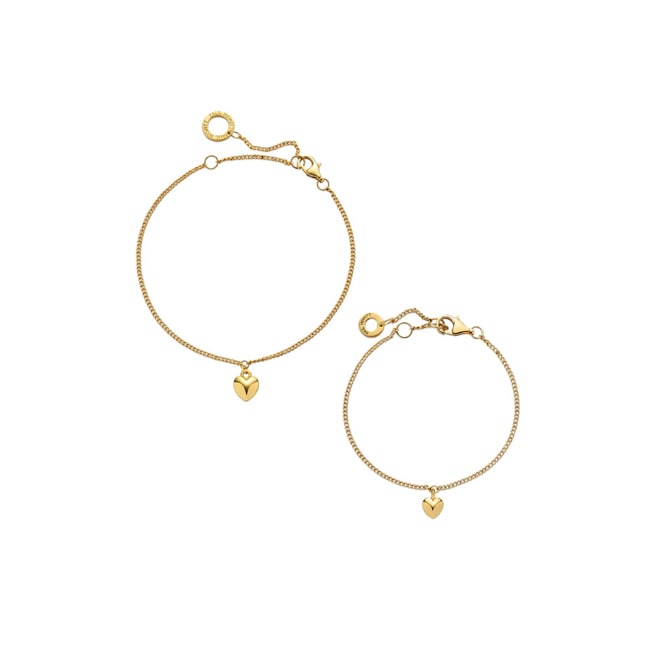 Paul Hewitt Jewellery Set Ocean Heart Mama & Mini Set Marinium Ocean Steel Gold - PH-JE-2282