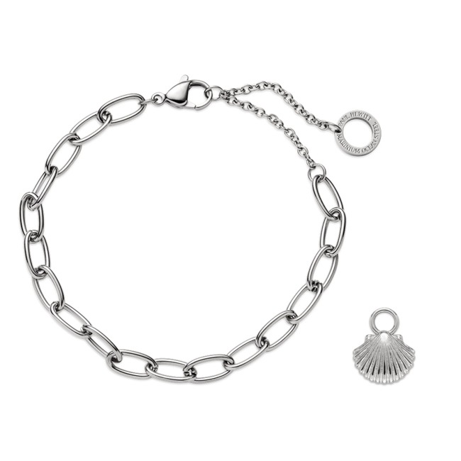 Paul Hewitt Jewellery Set Scallop Marinium Ocean Steel Silvery - PH-SET-5