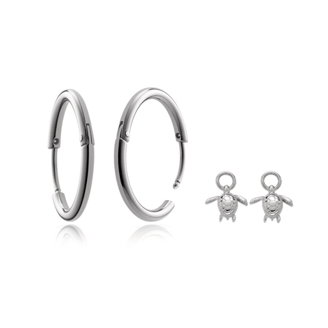 Paul Hewitt Jewellery Set Turtle Marinium Ocean Steel Silvery - PH-SET-6