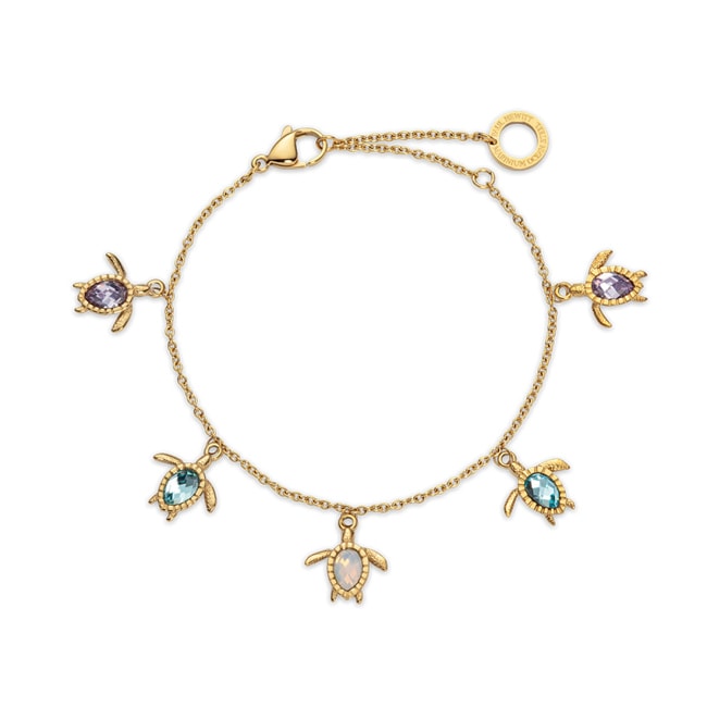 Paul Hewitt Turtle Bracelet Rainbow Marinium Ocean Steel Gold - PH-JE-1260
