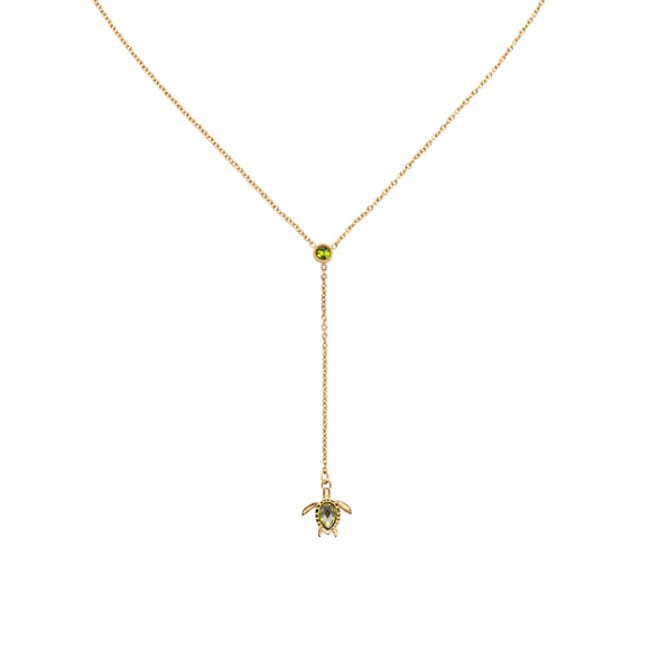 Paul Hewitt Y-Collier Turtle Marinium Ocean Steel Doré - PH-JE-2049