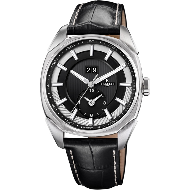 Perrelet Lab Peripheral Dual Time Big Date Black - A1101/3