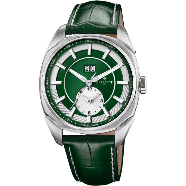 Perrelet Lab Peripheral Dual Time Big Date Green - A1101/5