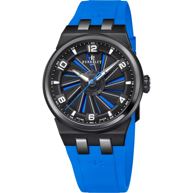 Perrelet Turbine 41 Titanium Blue - A4067/2