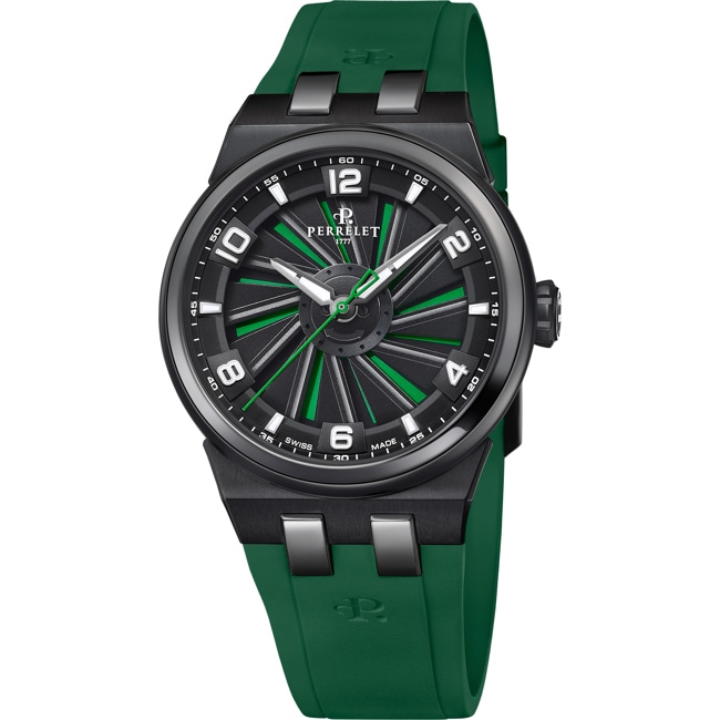 Perrelet Turbine 41 Titanium Green - A4067/5