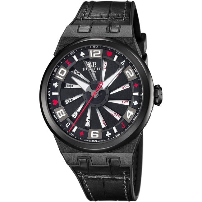 Perrelet Turbine Carbon Poker Limited Edition - A4065/S3