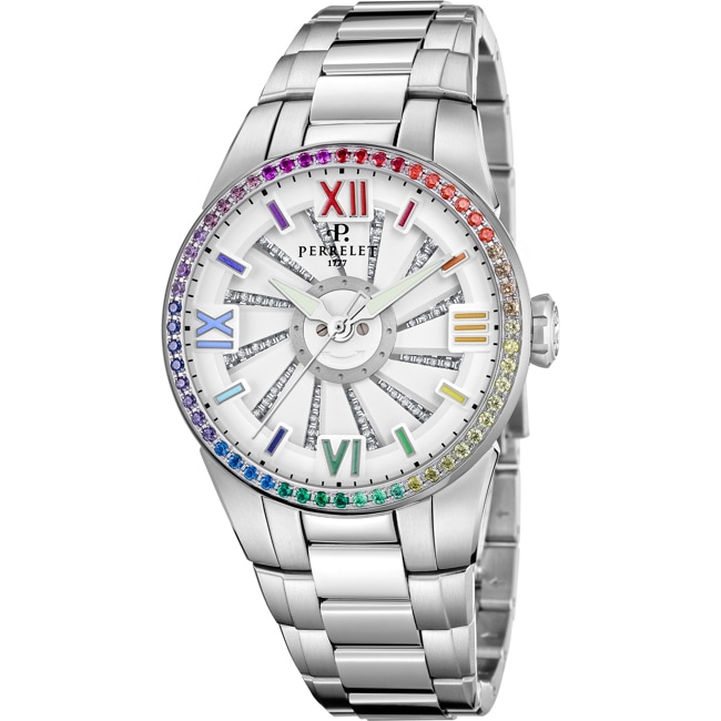 Perrelet Turbine Lady Aurora Diamonds White - A4069/3
