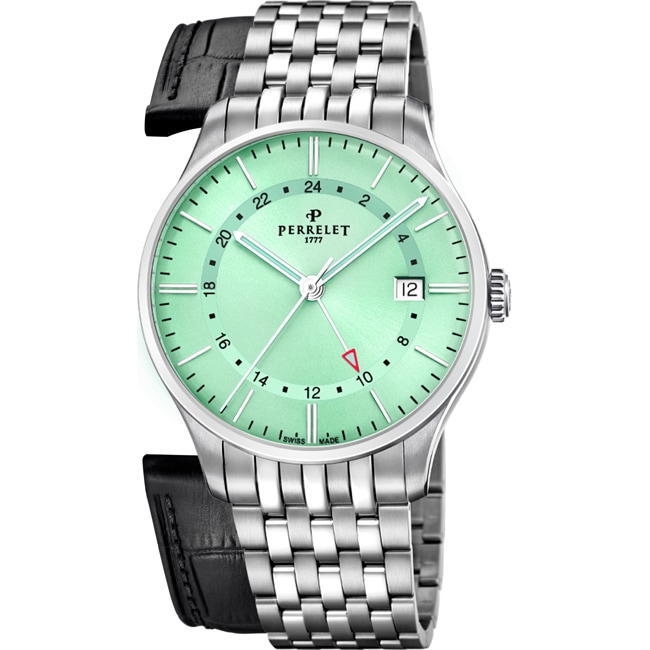 Perrelet Weekend GMT Green Mint - A1304/B