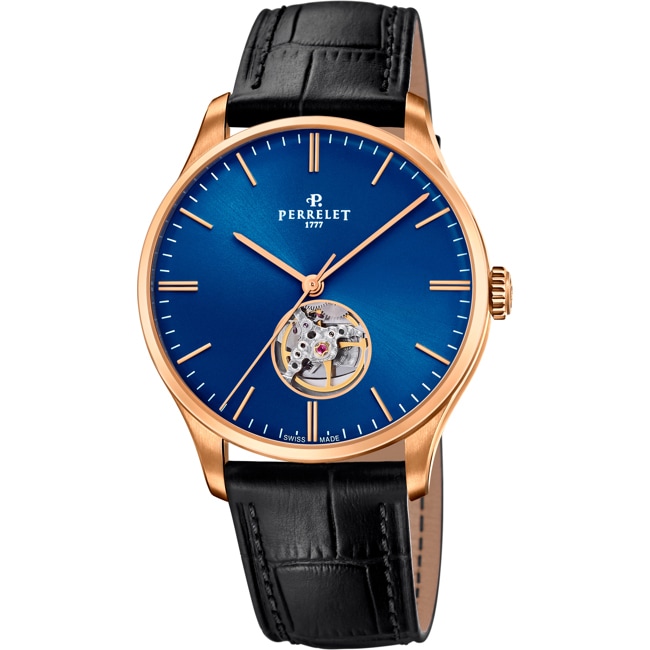 Perrelet Weekend Open Heart Rose / Blue - A1303/2