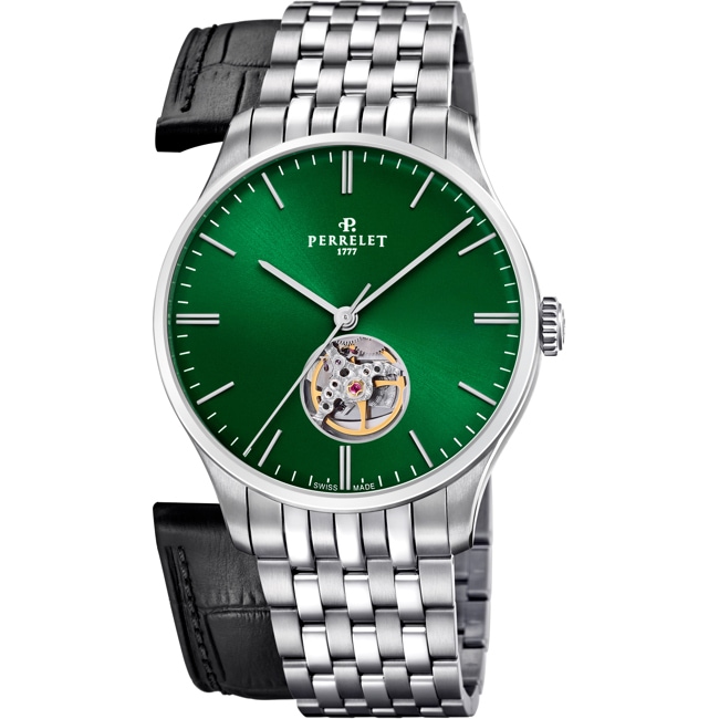 Perrelet Weekend Open Heart Green - A1302/7