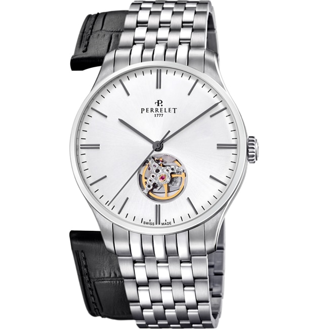 Perrelet Weekend Open Heart Silver - A1302/2