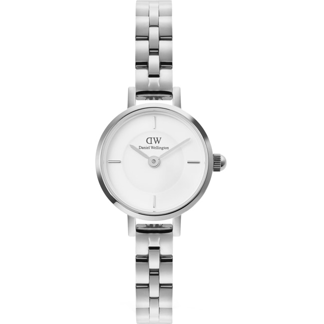 Daniel Wellington Petite Mini Arch 3-link White Silver - DW00100853