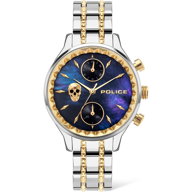 Police Banff Chrono Bicolore / Bleu - PL16075BSTG/46M
