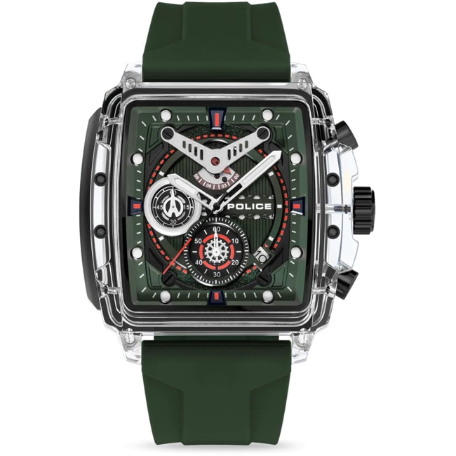 Police Clout Chronograph Green - PEWGO0052404