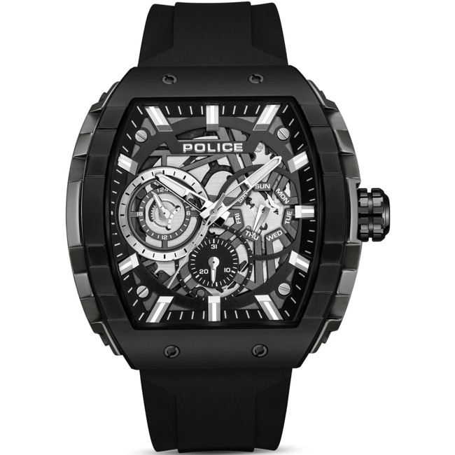 Police Flash Day Date Black - PEWGQ0063001