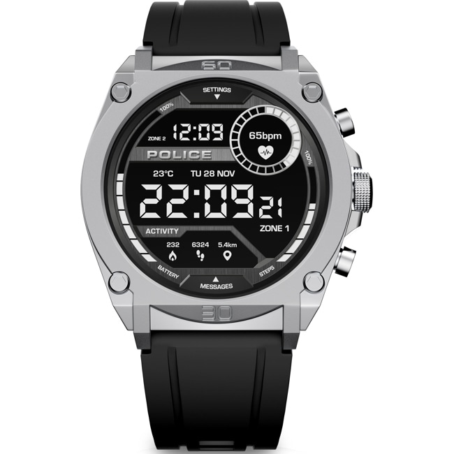 Police Freedom Of Time MyAvatar Smartwatch Silvery / Black - PEIUN0000101