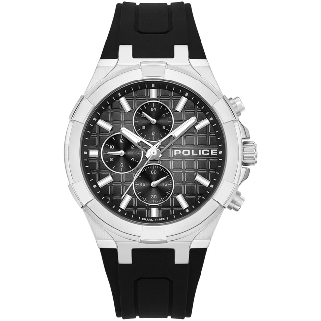 Police Guardian Chronograph Silvery / Black - PEWGQ0082002